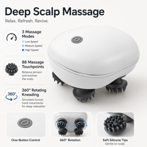 YOWXII Head massager fully automatic kneading electric soul extractor scalp dredging meridian grasping head massage device