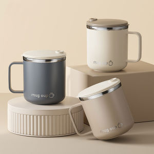 WORTHBUY Portable Tumbler With Lid 304 Stainless Steel Double Wall Milk Coffee Water Cup Sealed Insulated Coffee Mug Drinkware 