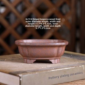 Free House Selected Purple Sand Small Flower Pot Firewood Retro Series 02 Green Plant Bonsai Desktop Study Decoration
