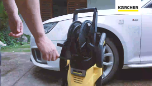 Karcher เครื่องฉีดน้ำแรงดันสูง K 3 HR ขนาดกระทัดรัด แรงดัน 120 บาร์ หัวฉีดปรับแรงดันได้ 1.599-261.0 คาร์เชอร์