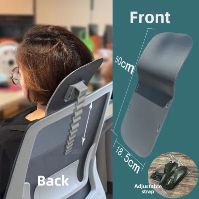 Adjustable Office Computer Chair Headrest High Back Support Pillow Lumbar Protection No-Punching Required Neck Pillow
