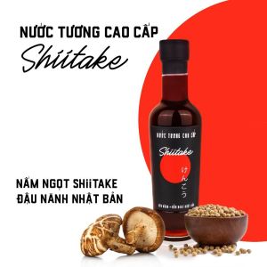[250ml] Combo 3 Chai Nước Tương Cao Cấp Shiitake Làng Chài Xưa Tự Nhiên Lên Men Từ Nấm Ngọt Shiitake Nhật Và Đậu Nành