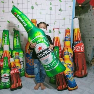 GỐI ÔM NGỦ LOẠI DÀI HÌNH CHAI BIA CHO BÉ SIZE LỚN 1 MÉT 2 CAO CẤP VẢI NHUNG LÔNG MỀM SIÊU MỊN