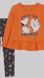 2-Piece * CARTERS * FULL OF TREATS Halloween Leggings Set for 24 months