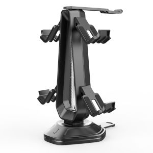 Gaming Headphones & Controller Storage Stand with Light Modes2 USB Charging Ports Controller Holder for Desk