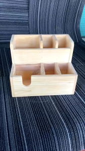 Kệ gỗ Đựng Ống Hút Cốc Ly Trà Sữa(D28.5 x R22.5 x C21cm) Ly Giấy Ly Nhựa Đựng Túi Trà Đựng Ống Hút Bằng Gỗ Tự nhiên