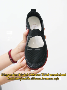 RUIMO Sepatu YD-7  CASUAL JELLY TERBARU Rajut Canvas