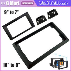 Car Radio Fascia 10 Inch To 9 Inch /9 Inch To 7 2 Din Car Radio Fascia Auto Audio Dash Kit Installation Frame Trim Bezel