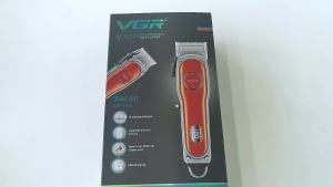 VGR | VGR 673 Hair Clipper Professional Clipper Hair Trimmer Vintage Haircutting Machine LED Display Electric Barber Trimmer for Men