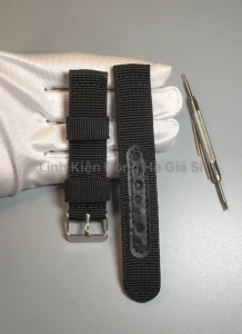 Dây đồng hồ vải dù - dây đồng hồ nato loại mềm size 18mm 20mm 22mm