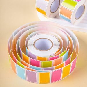 JIYAN2866 500Pcs/Roll Waterproof Label Stickers Stationery Supplies Self-adhesive Labels Index Portable Blank Name Sticker