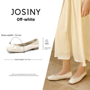 Josiny | Red French Style Ballet Shoes Fall New Design