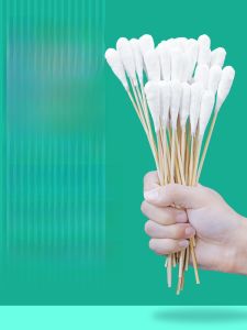 Gynecological Cotton Swabs Large Head Long Sticks Disposable Super Large Size Hygienic Extended Length Fatigue Free Cotton Tips Makeup Remover Cleaner