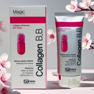 Benew Kem nền trang điểm ma thuật Collagen B.B BB Cream 50ml chính hãng chống nắng kiềm dầu che khuyết điểm phù hợp mọi loại da