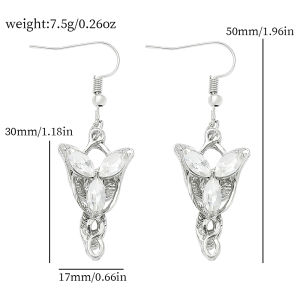 Takara Tomy | Yêu Tinh Công Chúa Chạng Vạng Charm Trang Sức Phong Cách Âu Mỹ Bông Tai Thời Trang Nữ Đảng Phụ Kiện Cosplay Chống Đỡ Kim Loại
