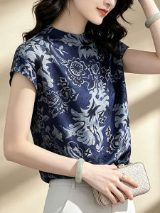 DAIXIANGFEIZI | Áo Sơ Mi Mới Mùa Hè Phong Cách Thoáng Mát Chiffon Bóng