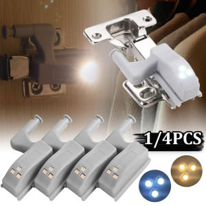 Universal LED Inner Hinge Lamp Cabinet Induction Lights Wardrobe Cupboard Sensor Lights Bedroom Kitchen Closet Night Lamp