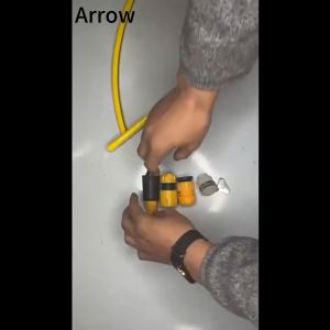 High Pressure Washer Nozzle Power Spray Nozzle Nozzle Sprayer Car Wash Spray hose Garden Portable Water Gun with 10m hose