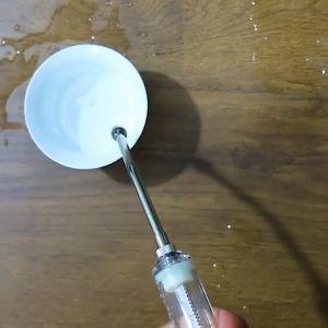Heavy Duty Injector with Oral Drench Nozzle 10/50/100ml Stainless Steel Drench Injector for Pigs Cattle Goats Sheep Pets