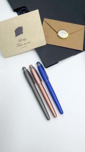 HERO | Bút Máy Hero 8202 0.5mm Ngòi Cực Mảnh Thân Kim Loại Nguyên Khối Sử Dụng Kép Viết Mượt Mà Với Bộ Chuyển Đổi Hộp Mực Dành Cho Doanh Nghiệp