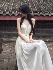 CHANGTONG | French Elegance Beautiful Summer Dress