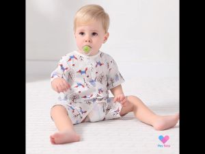 บอดี้สูทเด็ก 0-6 เดือน ผ้ามัสลิน เสื้อผ้าเด็ก ของใช้เด็กอ่อน เสื้อผ้าเด็กอ่อน ชุดเด็กอ่อน ชุดเด็กแรกเกิด เตรียมคลอด newborn SM115