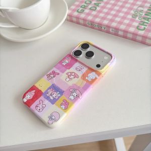 Sanrio | Ốp Điện Thoại Từ Tính Sanrio My Melody Dễ Thương Hình Trái Tim Có Giá Đỡ Gấp Gọn Chống Sốc Chất Liệu Silicon Dành Cho iPhone 16 Pro 15 17 Pro Max