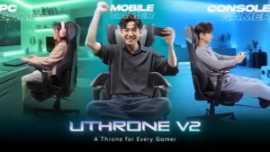 OSIM uThrone V2 Gaming Massage Chair with Cool Gel Memory Foam Cushions Wireless 电竞天王按摩椅无线充电