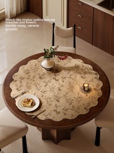 FANJUTAIDU | Antique Luxury Heat-Resistant Waterproof Greaseproof Round Tablemat