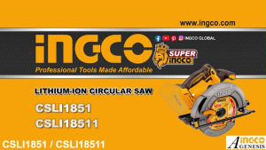 INGCO 20V Li-Ion Circular Saw (Brushless Motor) CSLI1851