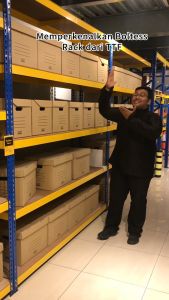 TTF Rack™ TROLLEY Boltless Rack with wheel (H)152-183cm (D)31-61cm (L)91-122cm 4 levels Shelves Rack