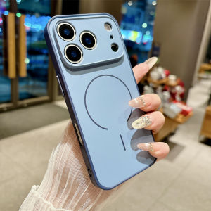 szhaiyu | Luxury Matte Silicone Shockproof Phone Case for IPhone Air 17 16 15 14 13 12 Pro Max for Magsafe Magnetic Wireless Charge Cover
