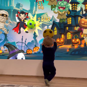 Immersive Experience Indoor Portable Smart Touch Screen Interactive Projection Game for Windows