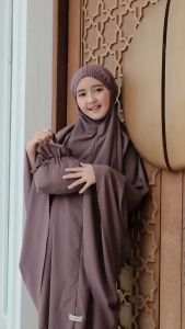 AYZARA - Mukena Anak Tanggung Lite Polos Ataya Series Atasan Bawahan Sejadah Mini