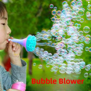 Non-Toxic Bubble Blower Toy for Boys And Girls Ages 3 to 6 Years Old Classic Outdoor Play Traditional Bubble Blowing Machine