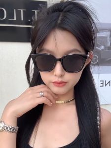 COD❤️ Kacamata Hitam Fashion Wanita Lensa Oval Anti Sinar UV400