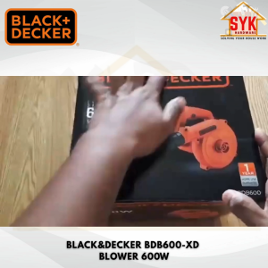 SYK Black Decker BDB600-XD Blower 600W Air Vacuum Blower Heavy Duty Portable Electric 2 in 1 Angin Peniup Daun