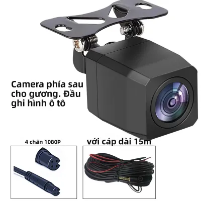 Camera Quan Sát Phía Sau Ô Tô 1080P Full HD AHD 4 Pin 2.5mm Hình Ảnh Đảo Chiều 150 ° Camera Lùi Xe Tầm Nhìn Ban Đêm Góc Rộng