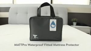 MATTPro® Waterproof Mattress Protector/Free Delivery/Fully Fitted/ Anti Dust Mite/up to 30cm/12 inch
