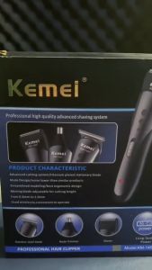 CS KEMEI KM-1407 3in1 Mesin Cukur Rambut Kumis Bewok Bulu Hidung Grooming