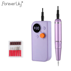foreverlily Máy mài móng tay điện có thể điều chỉnh tốc độ 30000rpm