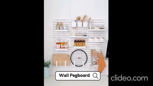 [Ready Stock] Non-Drill Traceless Pegboard Wall Mounted Hanging Display Shelves Storage Organizer Ikea Skadis DIY Free Combination Accessories Multipurpose Space Saving Hole Shelf Rack Tray Hook Container Full Set Cheap Home Decor Bedroom Kitchen Balcony
