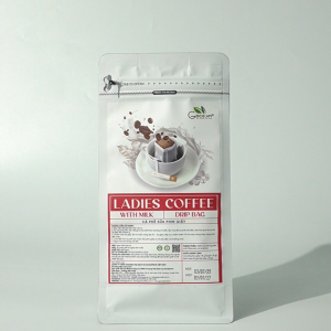 Cà phê phin giấy Goce - Cafe nữ có gói sữa - Ladies Coffee With Milk - 165g
