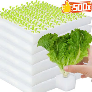 Dizoey 500PCS Sponge Squares for Hydroponics Hydroponic Sponge Planting Tool Household Greenhouse Hydroponic Sponge Square Sponges