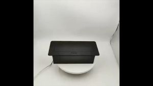 Stop Kontak Meja Meeting Tanam 3 Socket Soft Touch Pop UP System