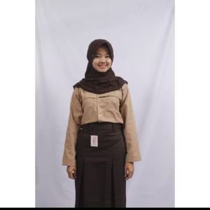 baju sergam sekolah siaga lengan panjang dan pendek - siaga putra dan putri