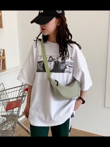 กระเป๋าสะพายข้าง/ไหล่ คาดอก สไตล์สปอร์ต ขนาดกระทัดรัด ความจุของได้เยอะ พกพาสะดวก แฟชั่นสำหรับผู้หญิง