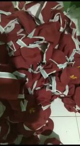 Topi SD / Topi SD Logo Bordir / BUCIK RISMA