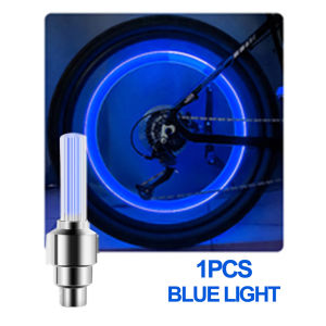 DOMEN Bicycle Motion Senso LED Tire Nozzle Valve Caps Lamp Neon Bicycle Night Riding Warning Light Bicycle Accessories