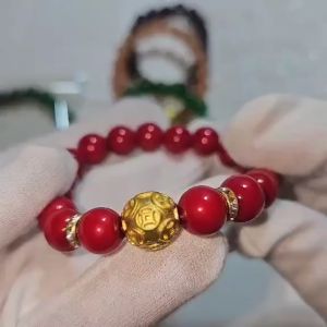 Money Coin Ball crystal Bracelet/Pampaswerte sa Pera/Negosyo/Tindahan/Money Magnet